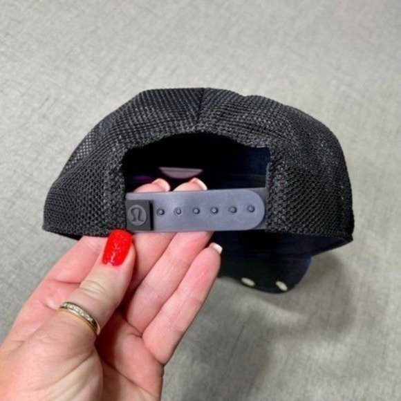 Men’s Lululemon Chambers Ball Cap Blue Mesh Reflective Baseball Hat - Picture 10 of 12